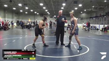 195 lbs Cons. Round 2 - Gunner Nisch, Grayling Grapplers vs Jackson VanDoren, Dark Horse WC