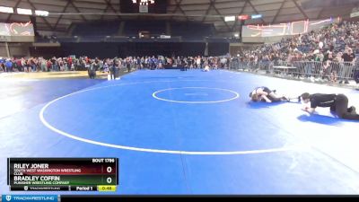 92 lbs Champ. Round 1 - Bradley Coffin, Punisher Wrestling Company vs Riley Joner, South West Washington Wrestling Club