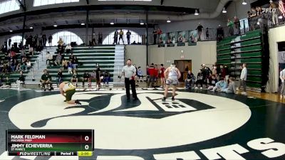 285 lbs Champ. Round 1 - Mark Feldman, Malvern Prep vs Jimmy Echeverria, St Mark`s