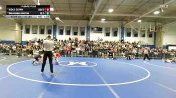 113 lbs Semifinal - Cole Glynn, Central Catholic vs Brayden Boccia, Milford