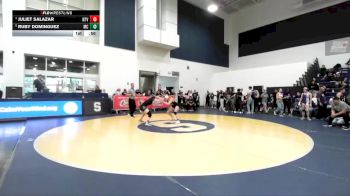 135 lbs Cons. Semi - Ruby Dominguez, Mira Costa vs Juliet Salazar, Northview