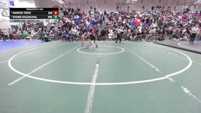 Boys 106 lbs Semifinal - Santos Tizoc, Silver Creek Boys vs Ryder Doleschal, Serra Boys