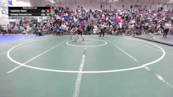 Boys 106 lbs Semifinal - Santos Tizoc, Silver Creek Boys vs Ryder Doleschal, Serra Boys