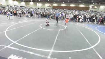 78 lbs Quarterfinal - Rane Mitchell, College Prep Wrestling Academy vs Owen Wise, Roseburg Mat Club