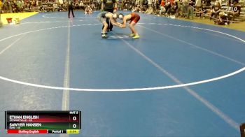 130 lbs 3rd Place Match - Sawyer Hansen, EVW vs Ethan English, Stewartville
