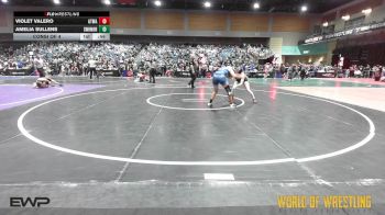 112 lbs Consi Of 4 - Violet Valero, Atwater Wrestling vs Amelia Sullens, Sweet Home