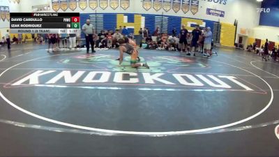 138 lbs Round 1 (8 Team) - Izak Rodriguez, Funky Monkey vs DAVID CARDULLO, Palm Harbor WC