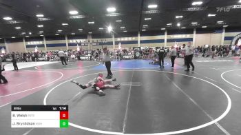 81 lbs Semifinal - Blaine Welsh, Patriot Mat Club vs Jaxon Brynildson, High Kaliber