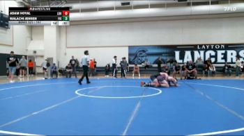 157 lbs Cons. Round 2 - Malachi Jensen, Fremont vs Adam Hoyal, Lehi