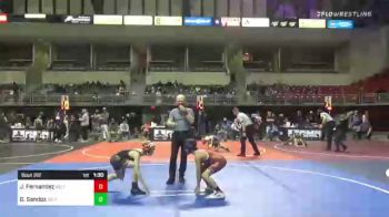 81 lbs Quarterfinal - Josiah Fernandez, Duran Elite vs Gage Sandoz, Valentine WC