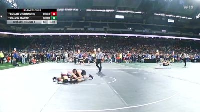 D1-144 lbs Champ. Round 1 - Logan O`Connors, Westland John Glenn vs Calvin Martz, Davison