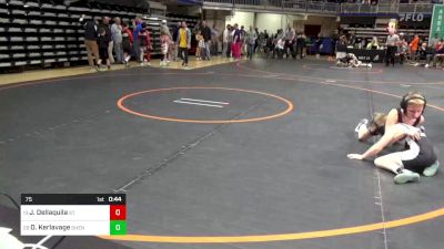 75 lbs Consi Of 16 #1 - Jase Dellaquila, St. Marys vs Oliver Kerlavage, Shenandoah Valley