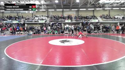 235 lbs Semifinal - Tiyana Taylor, Norwich Free Academy vs Amelyiah Martinez, Lowell