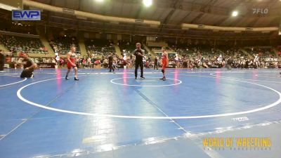 92 lbs Consi Of 8 #1 - Gavin Brent, Simmons Academy Of Wrestling vs Paxton Terry, Nebraska Boyz