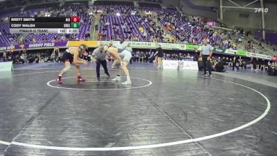 165 lbs Finals (2 Team) - Brett Smith, Northern Illinois vs Cody Walsh, Drexel