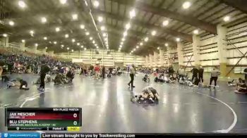 100 lbs Placement (16 Team) - Jax Mescher, Oregon vs Blu Stephens, Sanderson Wrestling Academy