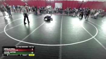 107-114 lbs Round 1 - Howie Anton, Wisconsin vs Apollo Hall, Thunder Wrestling Club
