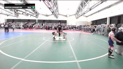 95-T lbs Rr Rnd 4 - Kannon Scott, Dover Bandits vs Weston Rosemeyer, Orchard South WC