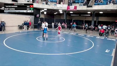 135 lbs Cons. Round 6 - Olyve Havens, Unattached vs Ruby Gavina, Unattached