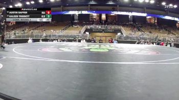 157 lbs Cons. Round 3 - Kaleeb Tribbett, George Jenkins vs Austin Saffer, Indian Land