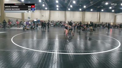 126 lbs Consi Of 16 #2 - Miguel Ramirez, Slam City WC vs Landon Mathews, Beebe Trained