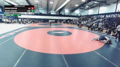 125 lbs Cons. Round 2 - Ethan Staples, Alvernia vs Micah Lozano, Messiah