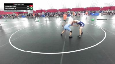 165 lbs Round 2 (8 Team) - Logan Wiskur, Zimmerman vs Frank Watson, Illinois Top Dawgs Orange