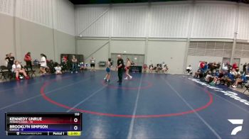 110 lbs Round 3 (6 Team) - Kennedy Unrue, Pennsylvania vs Brooklyn Simpson, Kansas