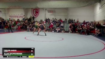 132 lbs Quarterfinal - Trevor Angus, Uintah vs Elijah Baumgardner, Monte Vista