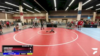 53 lbs Quarterfinal - John Mack, Rise Wrestling vs Tae Romo, ReZults Wrestling