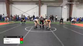 91 lbs Quarterfinal - Cole Rose, Princeton vs Dalton Weber, Scorpions