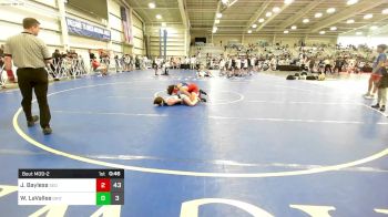 135 lbs Rr Rnd 2 - Jacob Bayless, SEO Wrestling Club vs Will LaVallee, Grit Mat Club Red