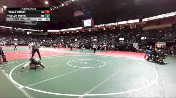 120 lbs Cons. Round 6 - Collin Young, KAWA vs Isaac Brown, ARC3