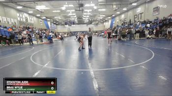 96 lbs Cons. Semi - Stockton Judd, Uintah Jr High Wrestling vs Brax Wylie, Sanderson Wrestling Academy