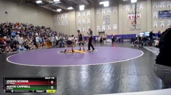 150 lbs Champ. Round 2 - Joseph Schwab, Mt. Juliet vs Austin Campbell, Athens