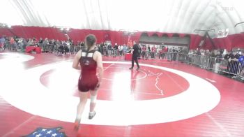 135 lbs Cons. Semi - Chesney Bartoszek, Wrightstown High School Wrestling vs Adison Clark, Merrill