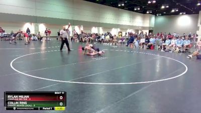 126 lbs Round 4 (6 Team) - Rylan Milian, Coastline Red Tide vs Collin Ring, CHOICES (Beaver Local)