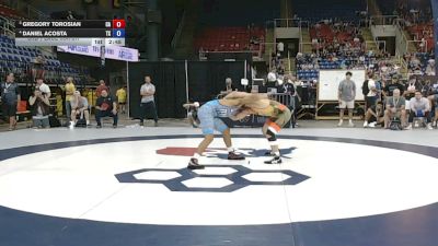 157 lbs 3rd Place Match - Gregory Torosian, California vs Daniel Acosta, Texas
