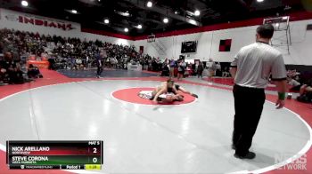 113 lbs Champ. Round 1 - Steve Corona, Vista Murrieta vs Nick Arellano, Northview