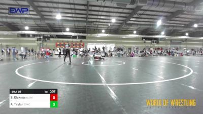 70 lbs Consi Of 8 #1 - Suncera Dickman, Contender Wrestling Academy vs Amourah Taylor, D3 Wrestling Cluib