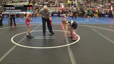 75 lbs Champ. Round 1 - Kori Nader, Rising Kingz vs Ashlyn Schaupert, Eastwood Eagles (EWO3)