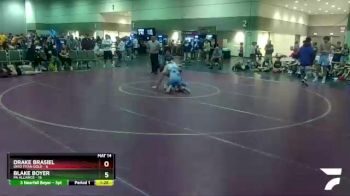 138 lbs Round 4 (6 Team) - Drake Brasiel, Ohio Titan Gold vs Blake Boyer, PA Alliance