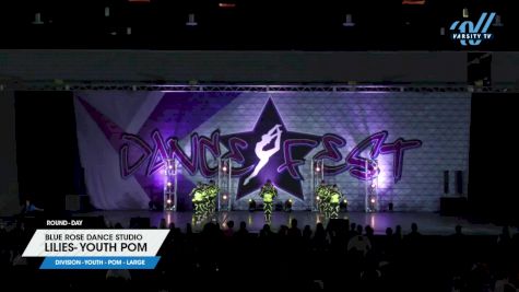 Blue Rose Dance Studio - Lilies- Youth Pom [2025 Youth - Pom - Large Day] 2025 DanceFest Grand Nationals