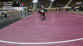 110 lbs 1st Place Match - Ro Adeduntan, Unattached Lindsey Wilson vs Sloane Kruger, Presbyterian