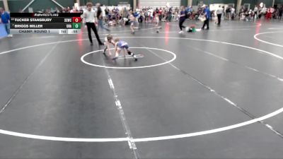 52 lbs Champ. Round 1 - Briggs Miller, Unattached vs Tucker Stansbury, Smith County Wrestling Club