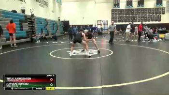 138 lbs Round 3 (3 Team) - Hayden Romero, Rock Springs vs Titus Juergensen, Thompson Valley