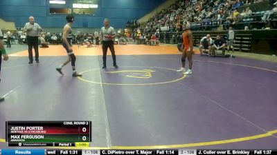 3 - 113 lbs Cons. Round 2 - Max Ferguson, Abingdon vs Justin Porter, Heritage HS (Lynchburg)