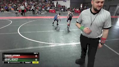 97 lbs Cons. Round 2 - Parker Lefeber, New Holstein vs Henry Hewitt, MGM Silver Spartans