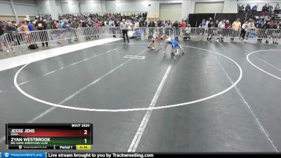 120 lbs Cons. Round 3 - Zyan Westbrook, Big Game Wrestling Club vs Jesse Jens, Iowa