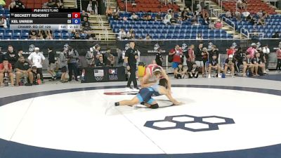 132 lbs Champ. Rd Of 128 - Beckett Rehorst, South Dakota vs Kel Unrein, Colorado
